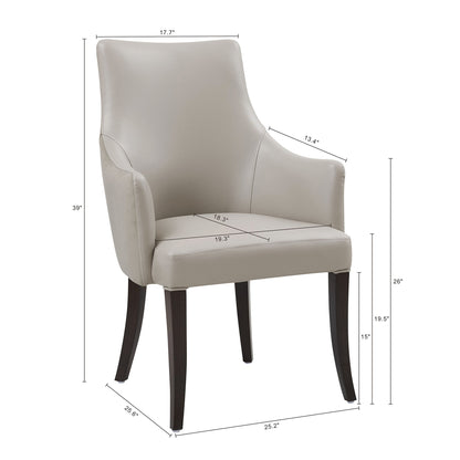 Manhattan Comfort 8-Piece Connie Dining Chair and Arm Chair