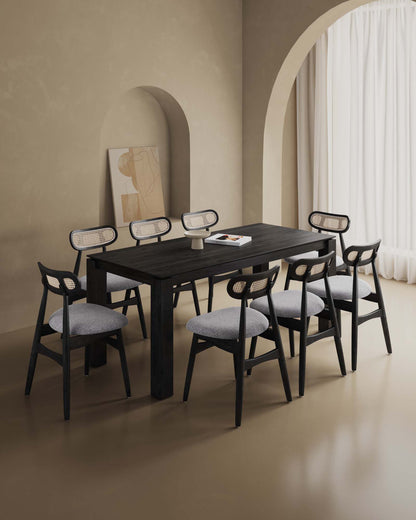 Manhattan Comfort 9-Piece Colbert and Rockaway Dining