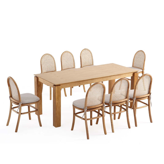 Manhattan Comfort 9-Piece Paragon 1.0 and Rockaway Dining