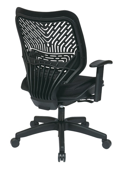 Self Adjusting Raven SpaceFlex® Back and Raven Mesh SeatManager’s Chair with Adjustable Arms