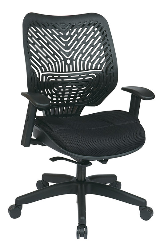 Self Adjusting Raven SpaceFlex® Back and Raven Mesh SeatManager’s Chair with Adjustable Arms