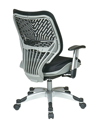 Self Adjusting Raven SpaceFlex® Back and Raven Mesh SeatManager’s Chair with Adjustable Arms