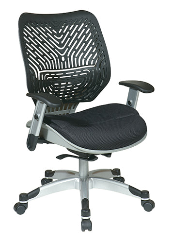 Self Adjusting Raven SpaceFlex® Back and Raven Mesh SeatManager’s Chair with Adjustable Arms