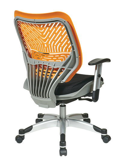 Self Adjusting Cosmo SpaceFlex® Back and Raven Mesh Seat
Manager’s Chair with Adjustable Arms and Platinum Finish Base