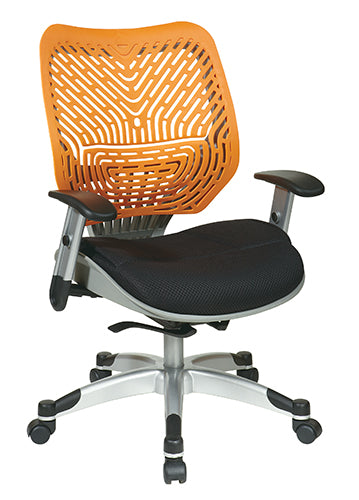 Self Adjusting Cosmo SpaceFlex® Back and Raven Mesh Seat
Manager’s Chair with Adjustable Arms and Platinum Finish Base