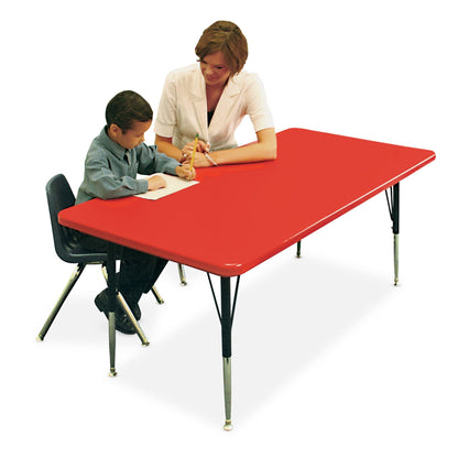 Majestic Office Furniture Commercial Blow-Molded Plastic Top Activity Tables