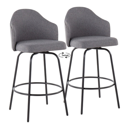 Majestic Office Furniture 26" Fixed-Height Counter Stool - Set of 2