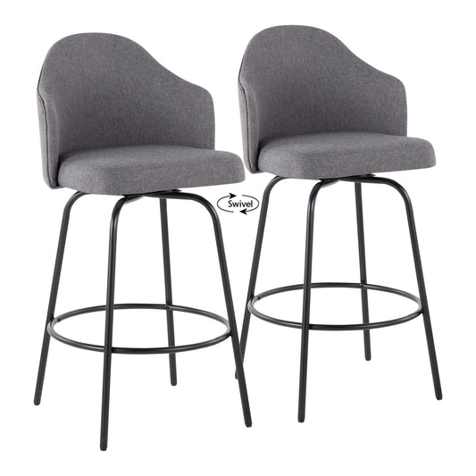 Majestic Office Furniture 26" Fixed-Height Counter Stool - Set of 2