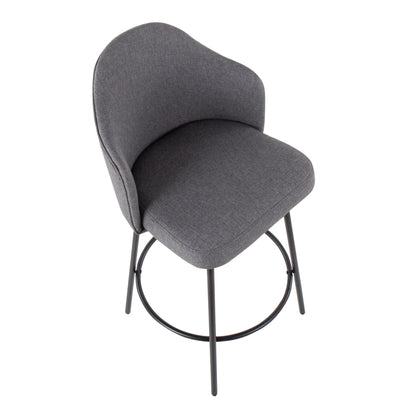 Majestic Office Furniture 26" Fixed-Height Counter Stool - Set of 2