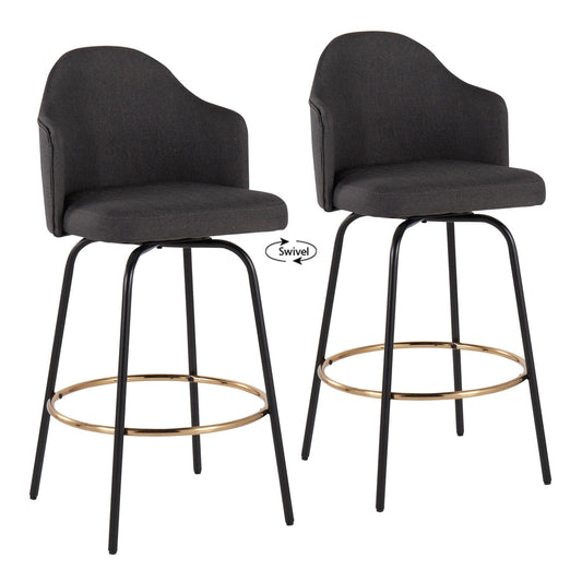Majestic Office Furniture 26" Fixed-Height Counter Stool - Set of 2