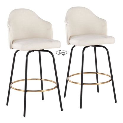 Majestic Office Furniture 26" Fixed-Height Counter Stool - Set of 2