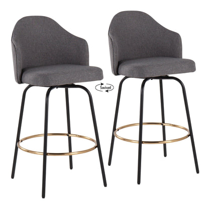 Majestic Office Furniture 26" Fixed-Height Counter Stool - Set of 2