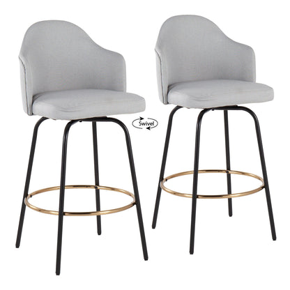 Majestic Office Furniture 26" Fixed-Height Counter Stool - Set of 2