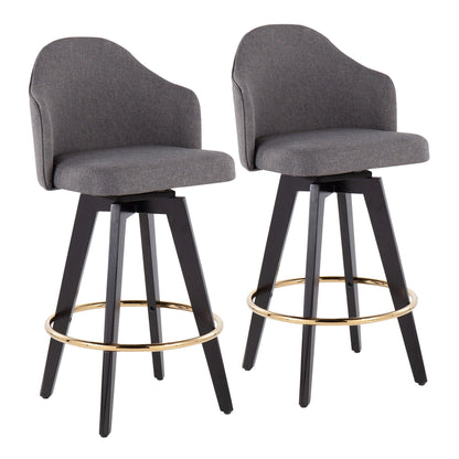 Majestic Office Furniture 26" Fixed-Height Counter Stool - Set of 2
