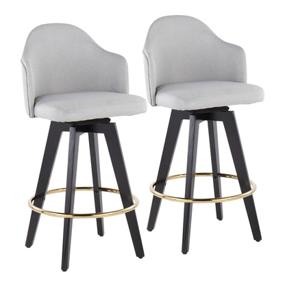 Majestic Office Furniture 26" Fixed-Height Counter Stool - Set of 2