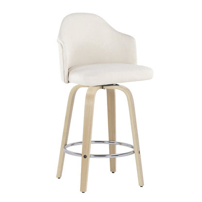 Majestic Office Furniture 26" Fixed-Height Counter Stool - Set of 2