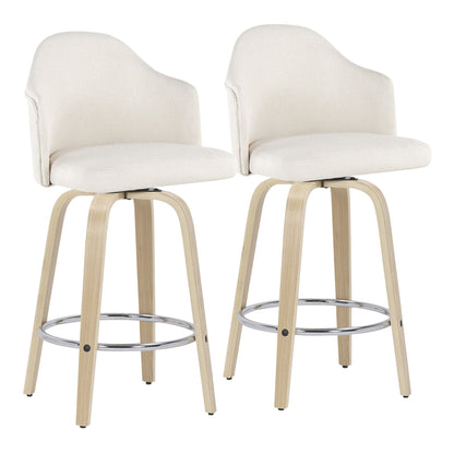 Majestic Office Furniture 26" Fixed-Height Counter Stool - Set of 2