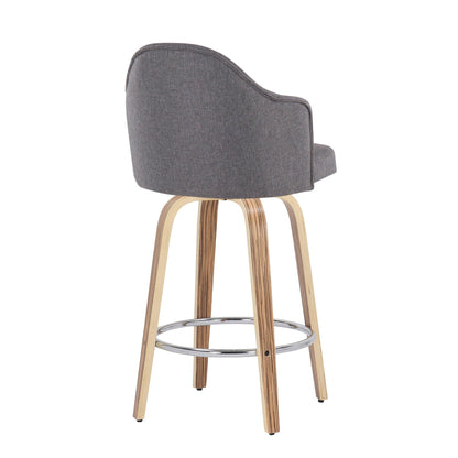 Majestic Office Furniture 26" Fixed-Height Counter Stool - Set of 2