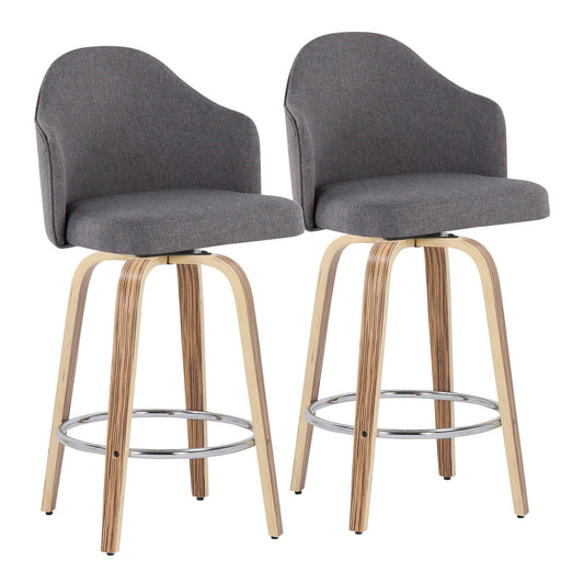 Majestic Office Furniture 26" Fixed-Height Counter Stool - Set of 2