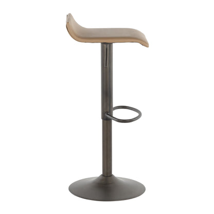 Majestic Office Furniture Adjustable Barstool - Set of 2