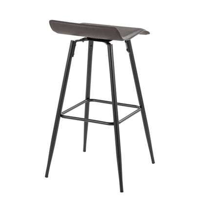 Majestic Office Furniture 30" Fixed-Height Barstool - Set of 2