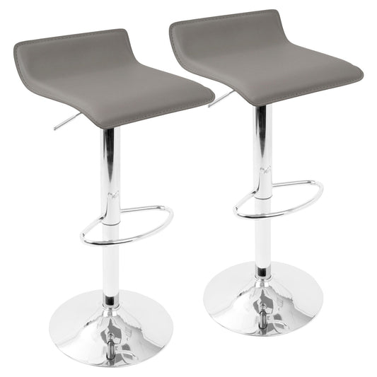 Majestic Office Furniture Adjustable Barstool - Set of 2