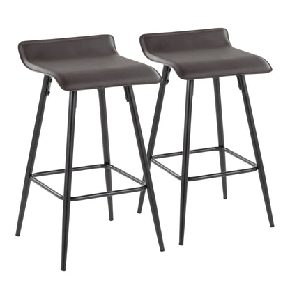 Majestic Office Furniture 26" Fixed-Height Counter Stool - Set of 2