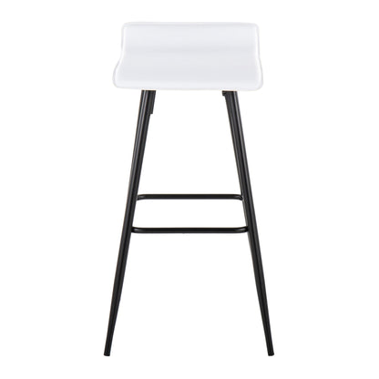 Majestic Office Furniture 30" Fixed-Height Barstool - Set of 2