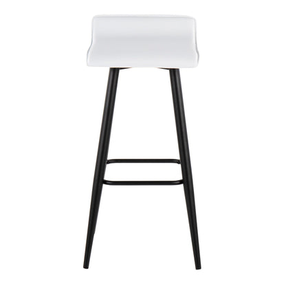 Majestic Office Furniture 30" Fixed-Height Barstool - Set of 2