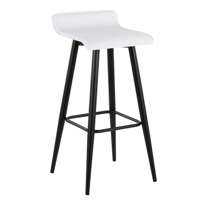 Majestic Office Furniture 30" Fixed-Height Barstool - Set of 2