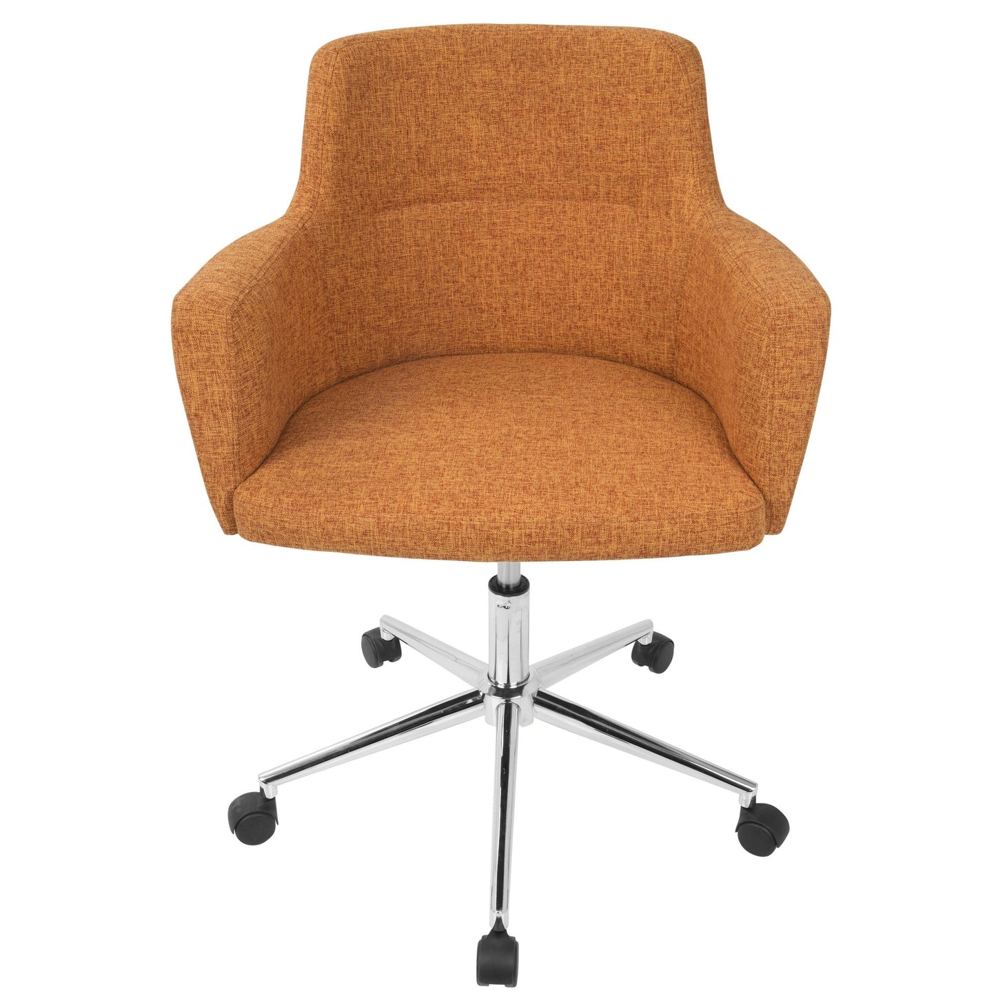 Andrew Contemporary Adjustable Office Chair in Orange