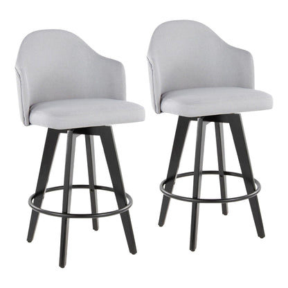 Majestic Office Furniture 26" Fixed-Height Counter Stool - Set of 2