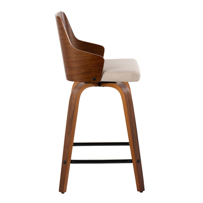 Majestic Office Furniture 24" Fixed-Height Counter Stool - Set of 2