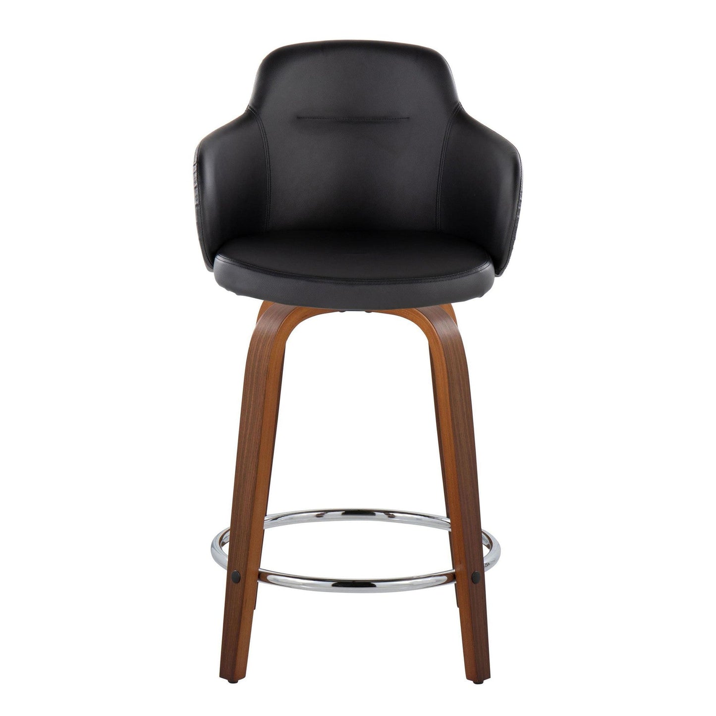 Majestic Office Furniture 24" Fixed-Height Counter Stool - Set of 2