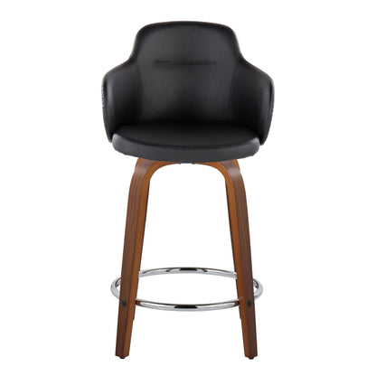Majestic Office Furniture 24" Fixed-Height Counter Stool - Set of 2