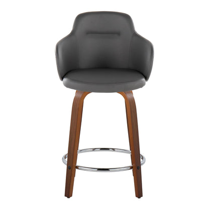 Majestic Office Furniture 24" Fixed-Height Counter Stool - Set of 2