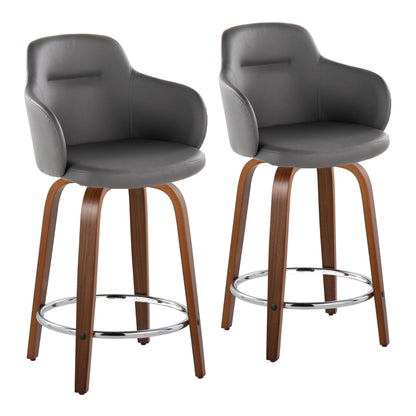 Majestic Office Furniture 24" Fixed-Height Counter Stool - Set of 2
