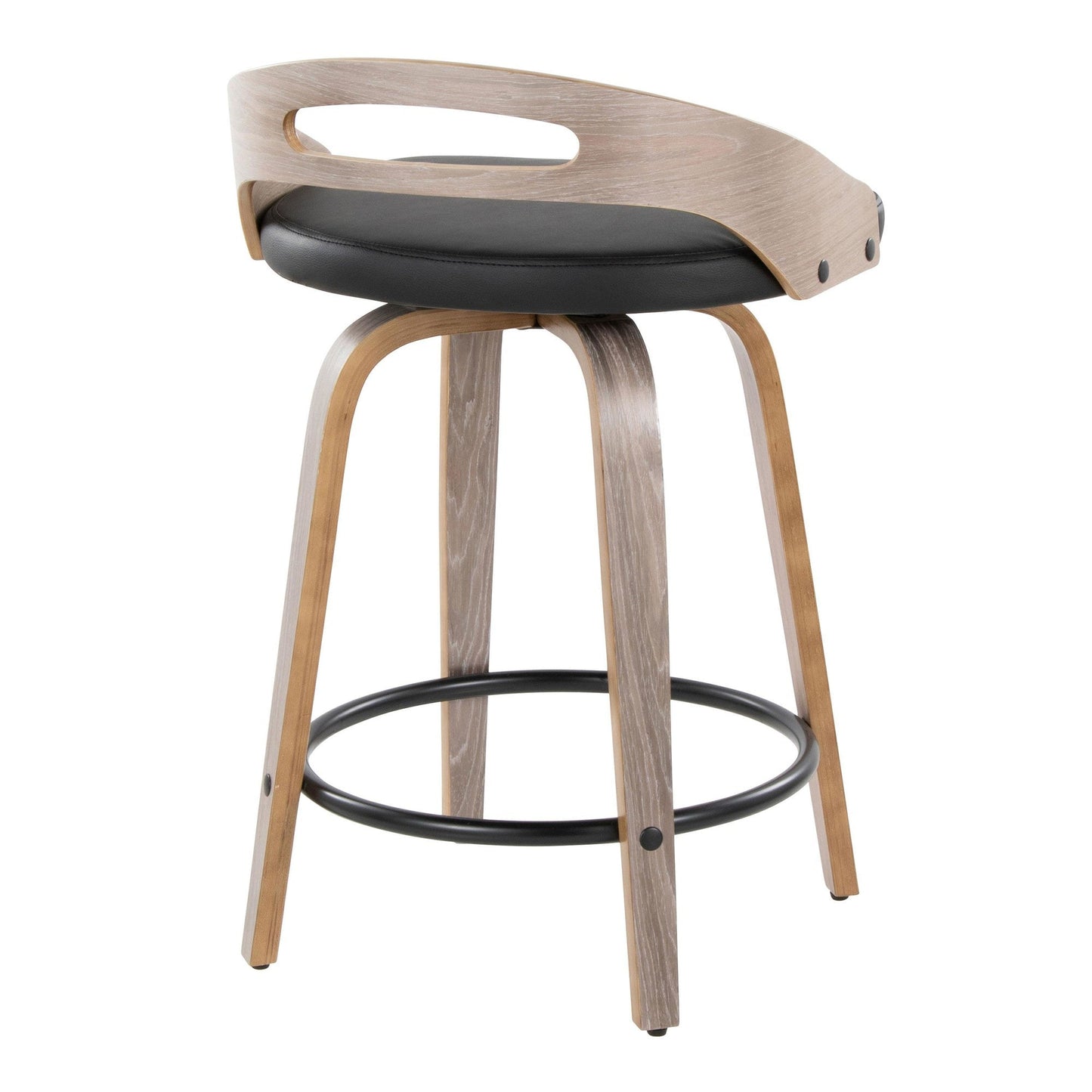 Majestic Office Furniture 24" Fixed-Height Counter Stool - Set of 2