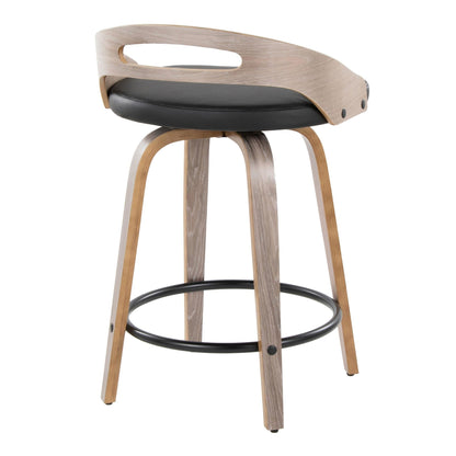 Majestic Office Furniture 24" Fixed-Height Counter Stool - Set of 2