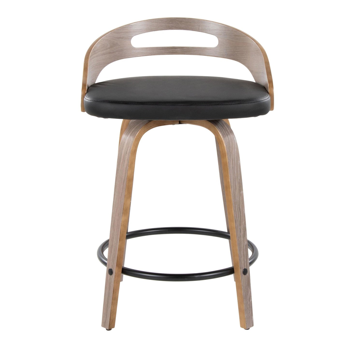 Majestic Office Furniture 24" Fixed-Height Counter Stool - Set of 2