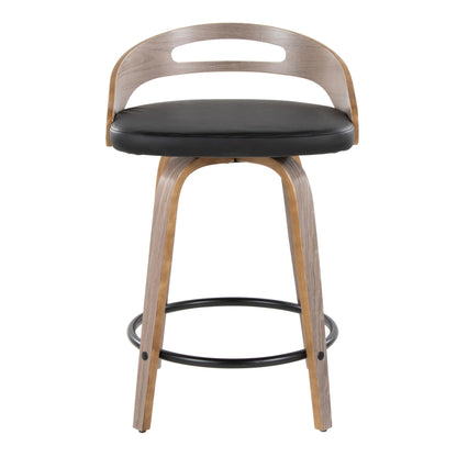Majestic Office Furniture 24" Fixed-Height Counter Stool - Set of 2