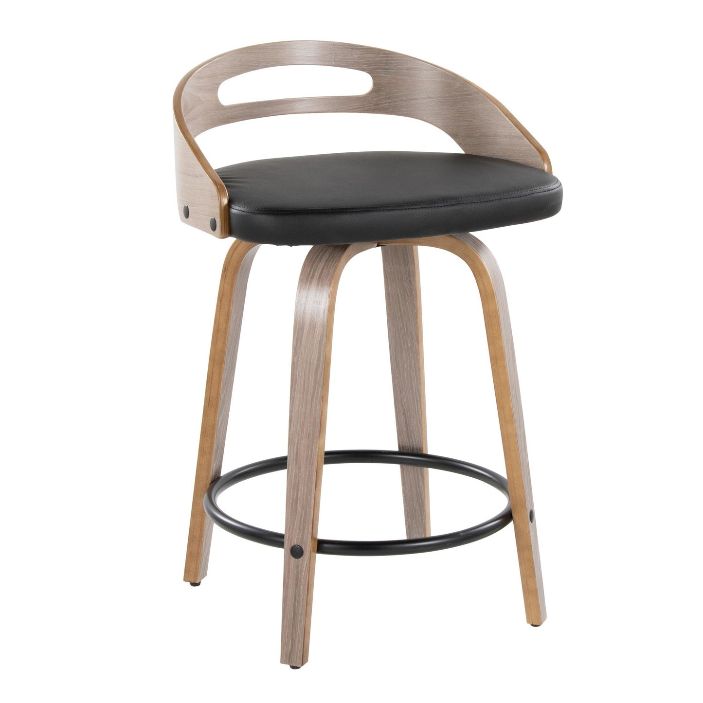 Majestic Office Furniture 24" Fixed-Height Counter Stool - Set of 2
