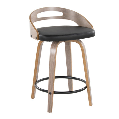 Majestic Office Furniture 24" Fixed-Height Counter Stool - Set of 2
