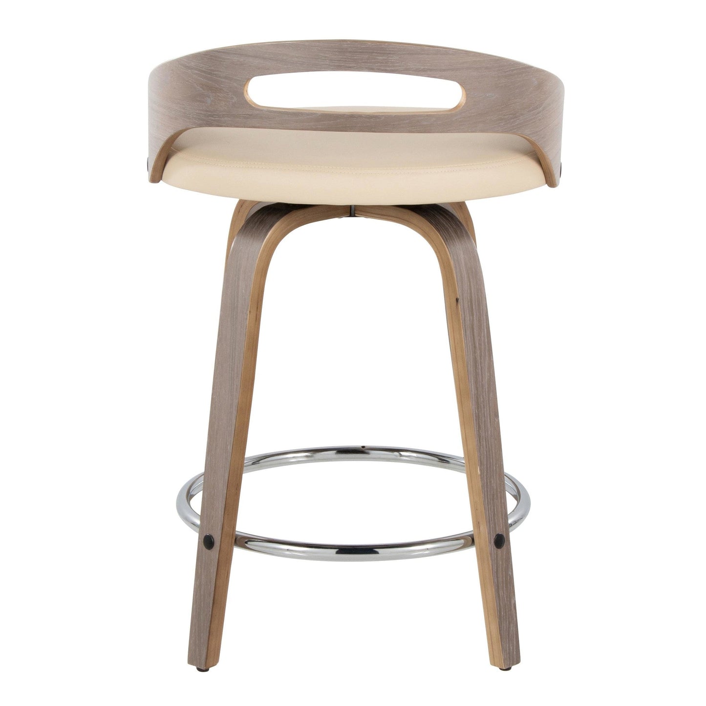 Majestic Office Furniture 24" Fixed-Height Counter Stool - Set of 2