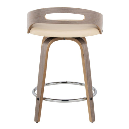 Majestic Office Furniture 24" Fixed-Height Counter Stool - Set of 2