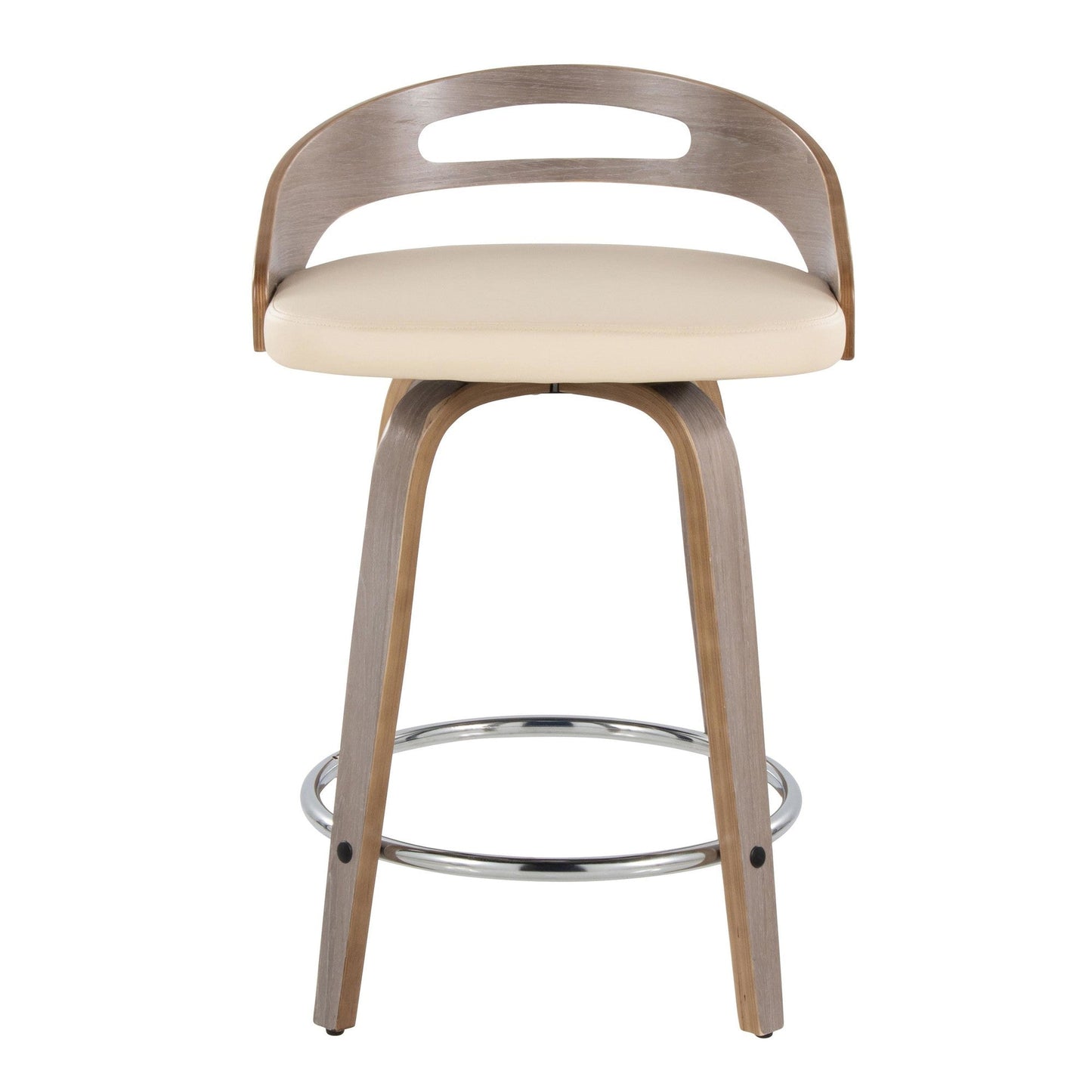 Majestic Office Furniture 24" Fixed-Height Counter Stool - Set of 2