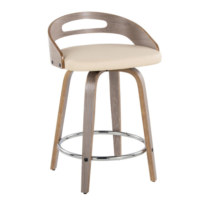 Majestic Office Furniture 24" Fixed-Height Counter Stool - Set of 2