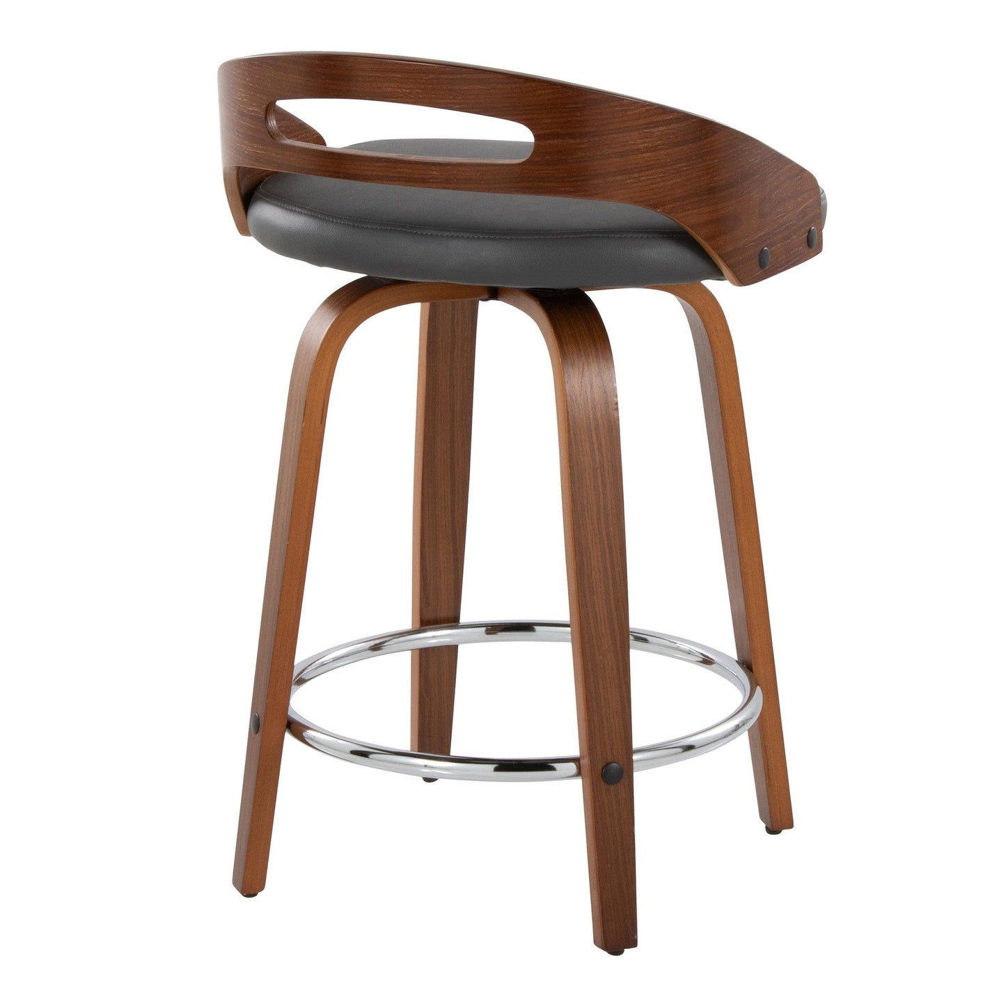 Majestic Office Furniture 24" Fixed-Height Counter Stool - Set of 2