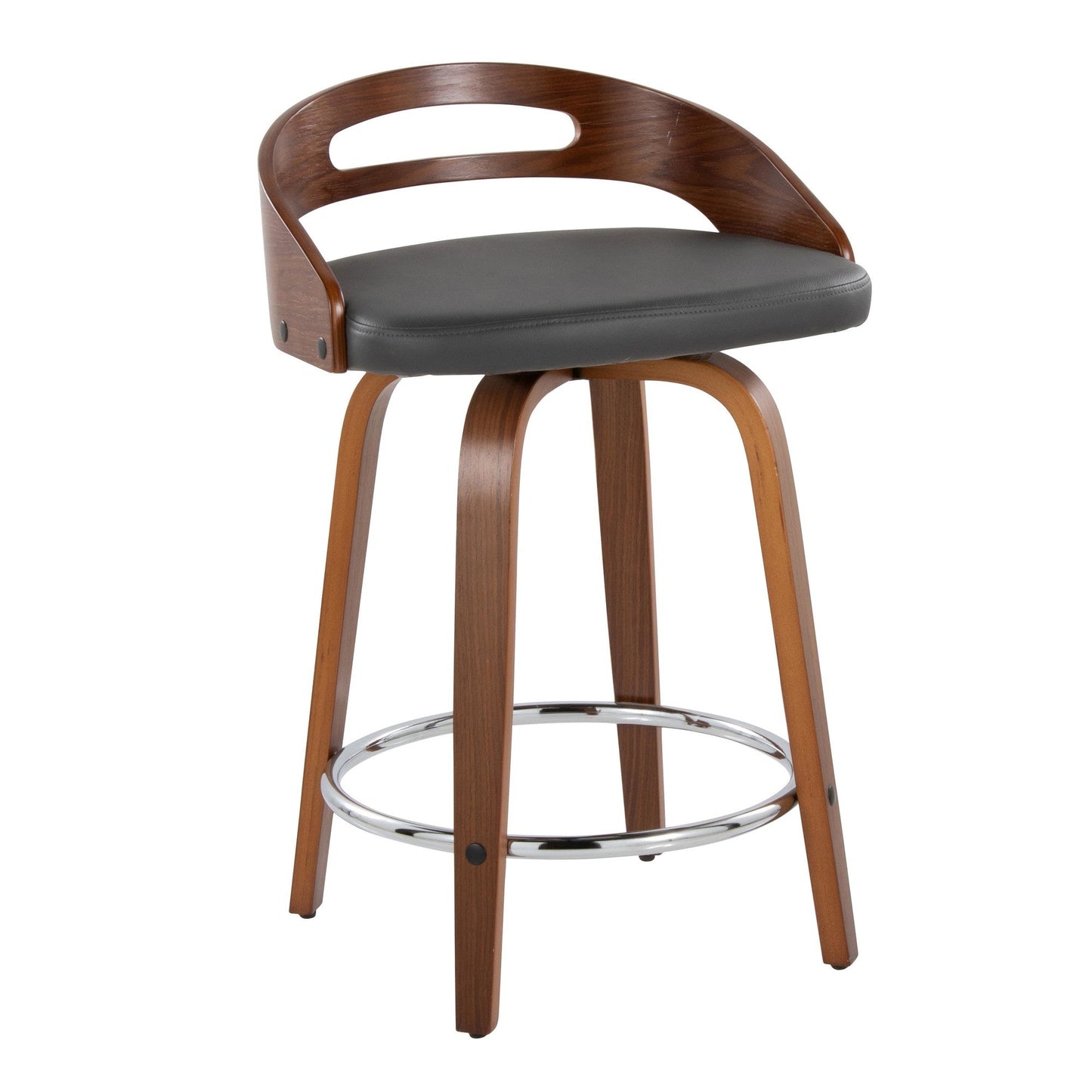 Majestic Office Furniture 24" Fixed-Height Counter Stool - Set of 2