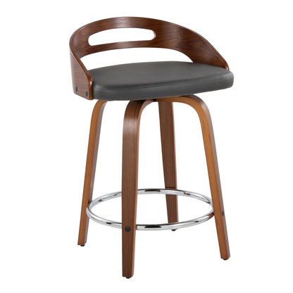 Majestic Office Furniture 24" Fixed-Height Counter Stool - Set of 2